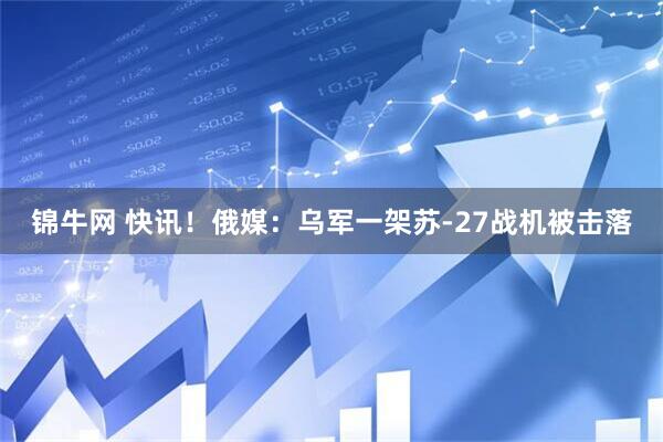 锦牛网 快讯！俄媒：乌军一架苏-27战机被击落