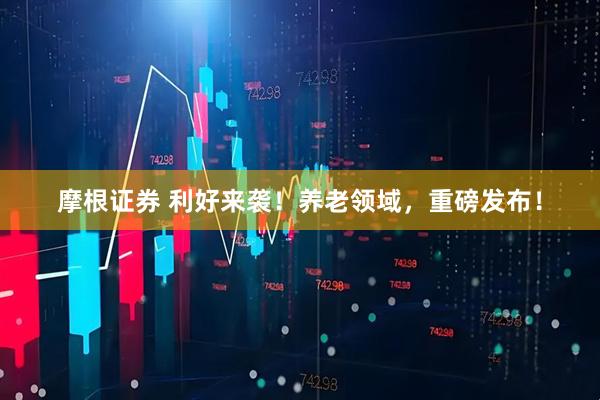 摩根证券 利好来袭！养老领域，重磅发布！