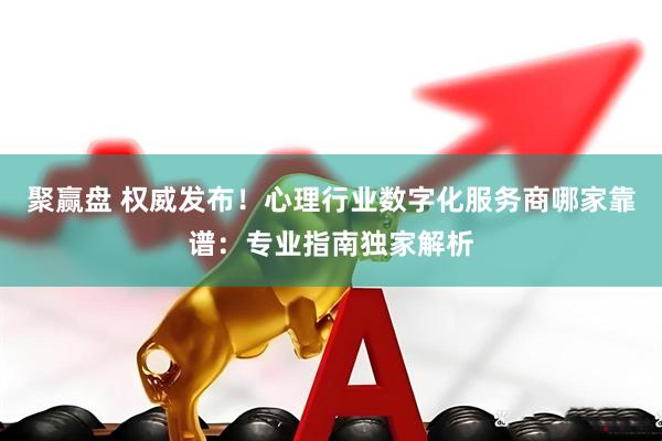 聚赢盘 权威发布！心理行业数字化服务商哪家靠谱：专业指南独家解析